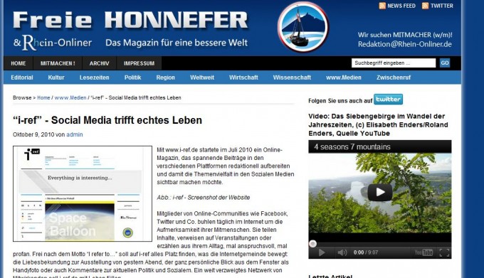 Freie Honnefer Clipping