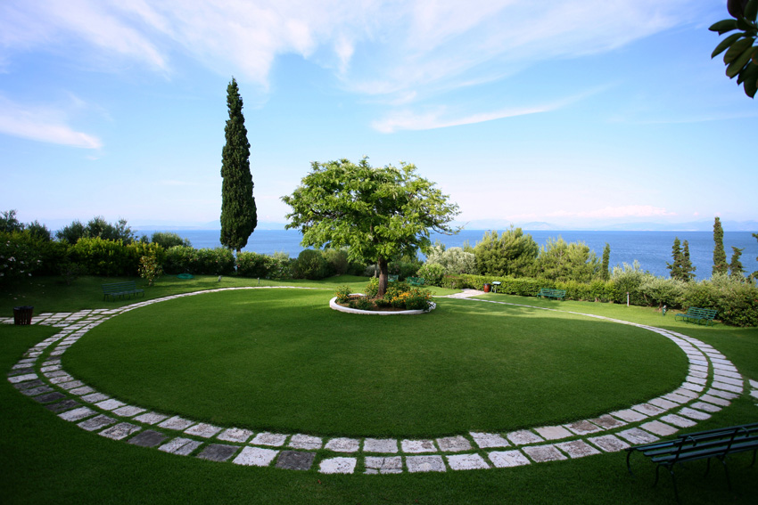 Garden at Marbella Beach Hotel Corfu
